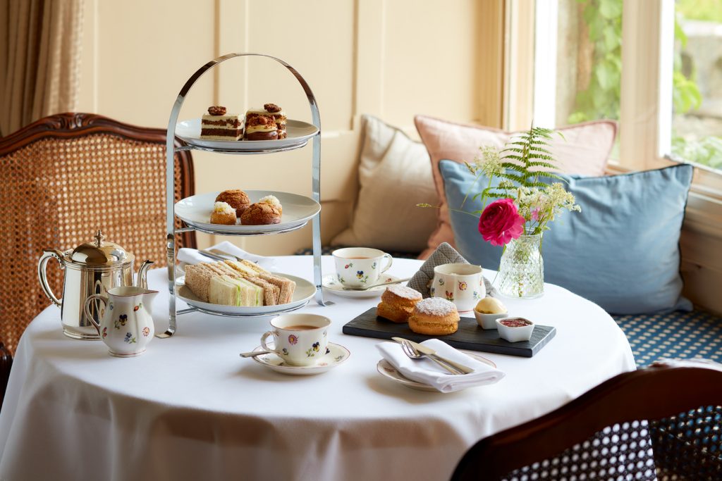 Afternoon tea at Penmaenuchaf