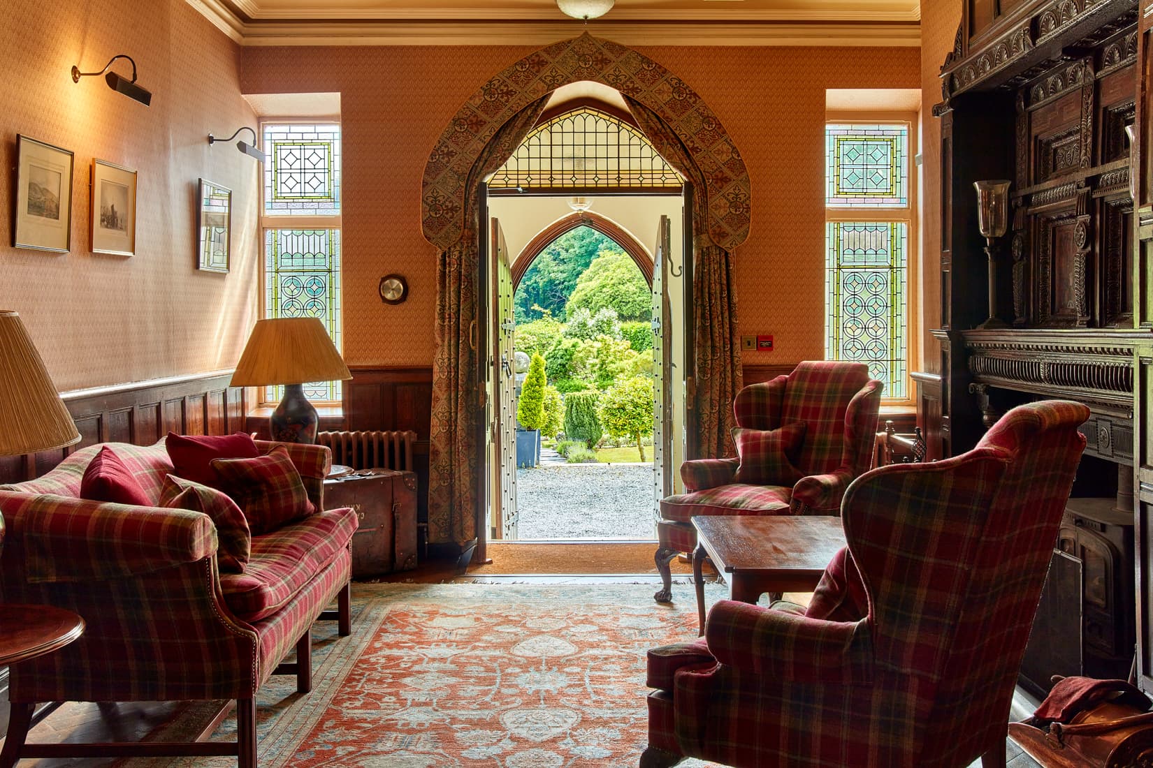 Seating Area With View Of The Garden