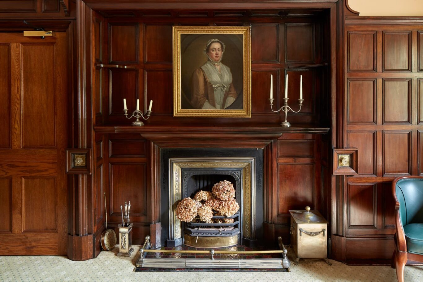 Fireplace And Mantel
