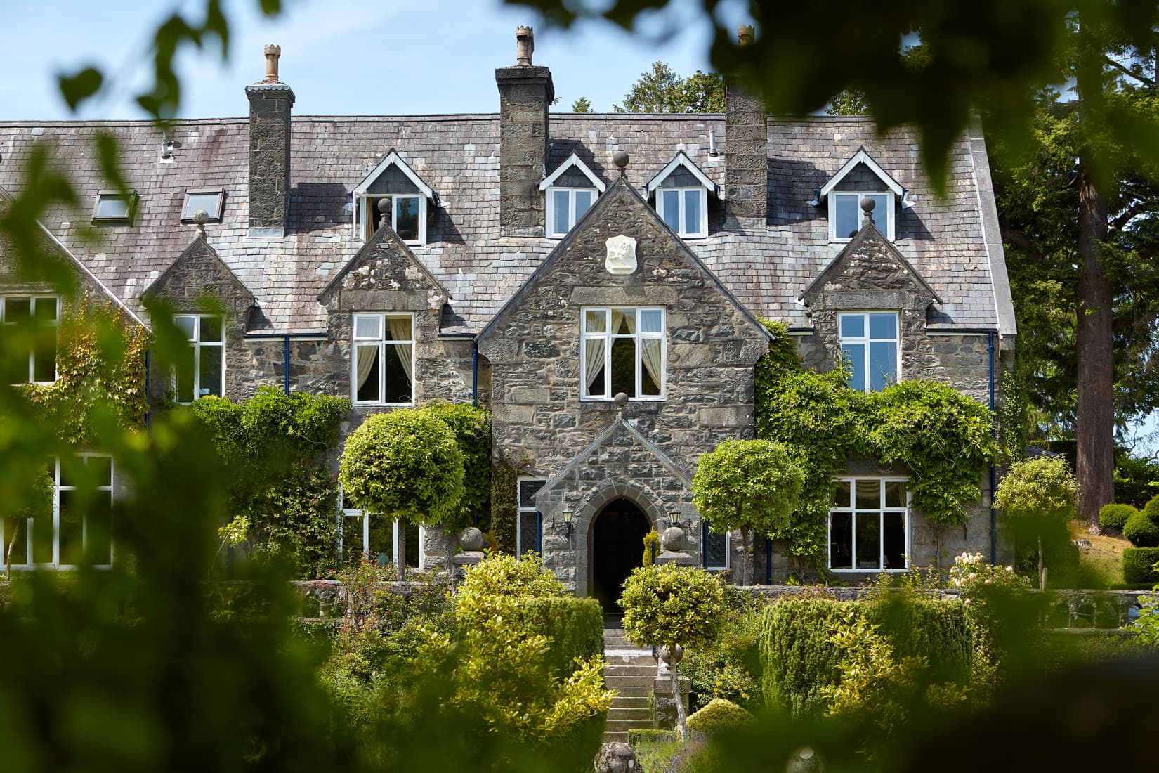 Exterior View Of Penmaenuchaf Hotel
