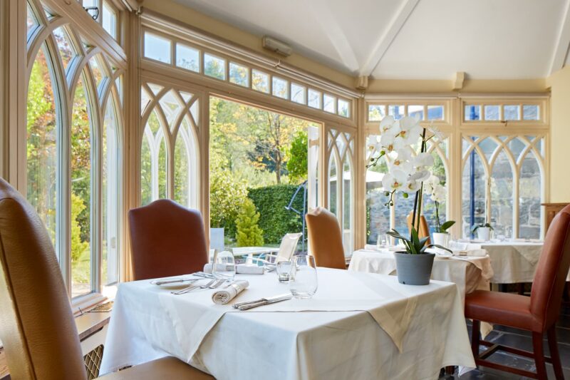 Dining Room At Penmaenuchaf Hotel