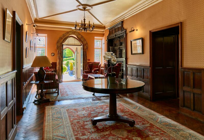 Entrance Hall At Penmaenuchaf Hotel