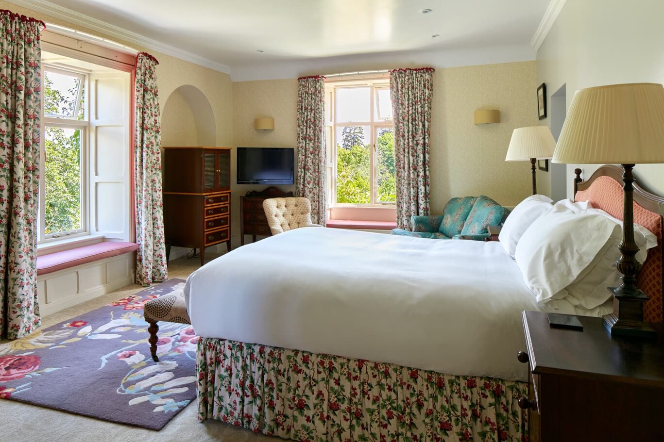 Luxury bedroom Penmaenuchaf