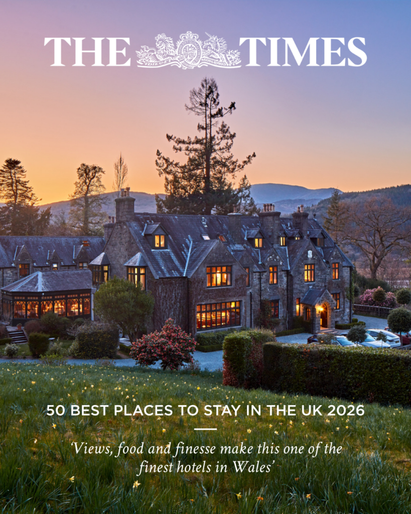 Penmaenuchaf named one of The Times Best Places to Stay UK 2026